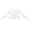 Ekena Millwork Pitch Milton Architectural Grade PVC Gable Pediment, 36"W x 16 1/2"H x 1"P (11/12) GPP036X017X100MIL - alternate 2